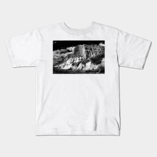 Cliffs, San Onofre, California Kids T-Shirt